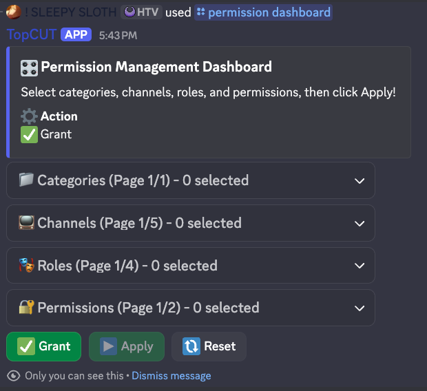 Permission Dashboard